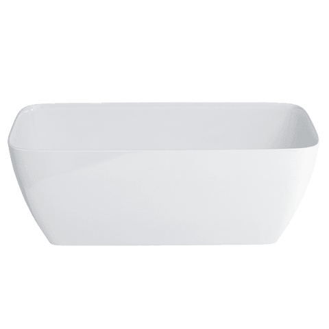 Gareth Ashton Canal Petite 1524mm ClearStone Freestanding Bath - Gloss White