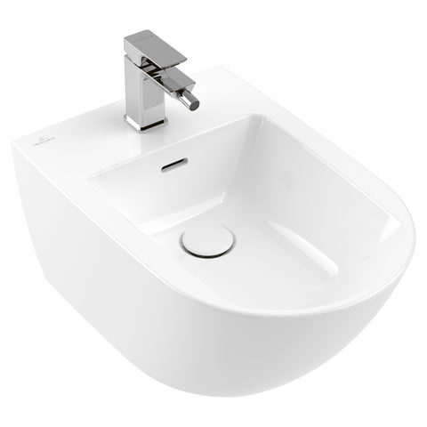 Villeroy & Boch Subway 3.0 Wall Hung Bidet 1 Taphole Ceramic Plus
