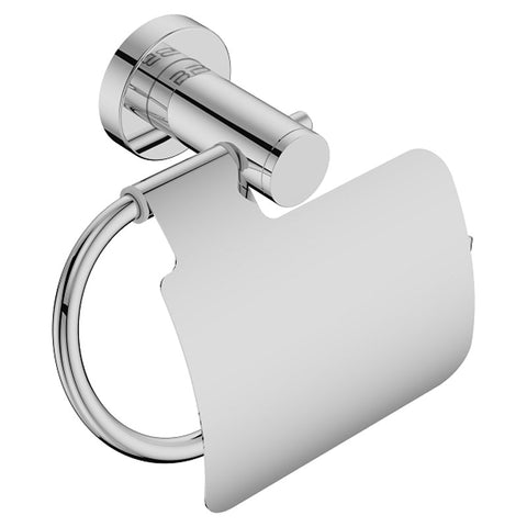 Bathe Bathroom Butler 4600 Premium Series Toilet Paper Holder with Cover - Polished Stainless Steel