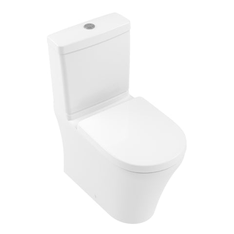 Villeroy & Boch O.Novo 2.0 DirectFlush Ceramic Plus S or P-Trap BTW Toilet Suite - Back Entry