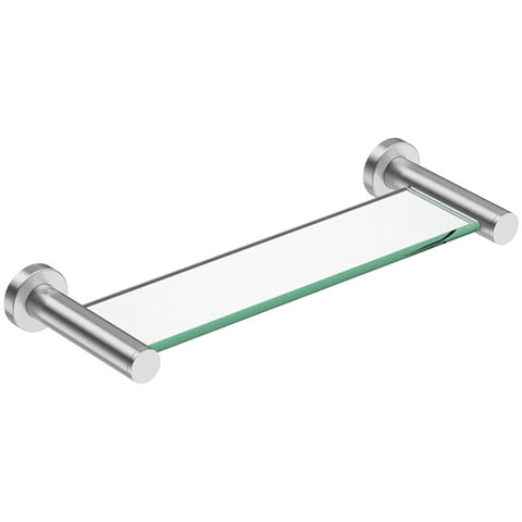 Bathe Bathroom Butler 4600 Premium Series Glass Shelf 330mm - Brushed Stainless Steel