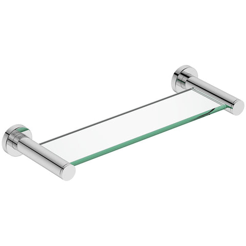 Bathe Bathroom Butler 4600 Premium Series Glass Shelf 330mm - Polished Stainless Steel