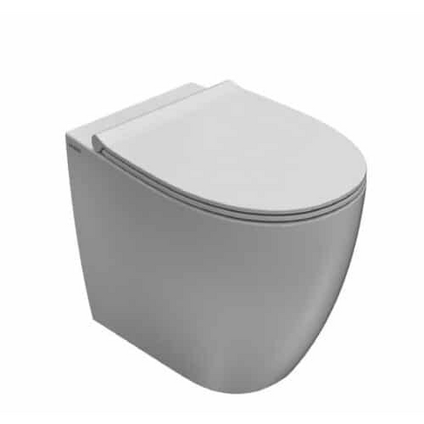 Globo 4All SENZABRIDA® Floor Standing Toilet Pan & Soft Close Seat