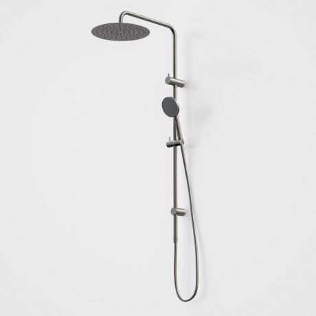 Caroma Urbane II Rail Shower with 300mm Overhead - Gun Metal