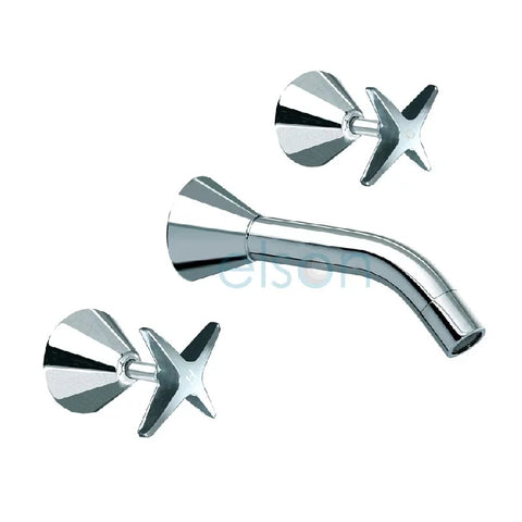 Elson Henty Wall Bath Set - Chrome