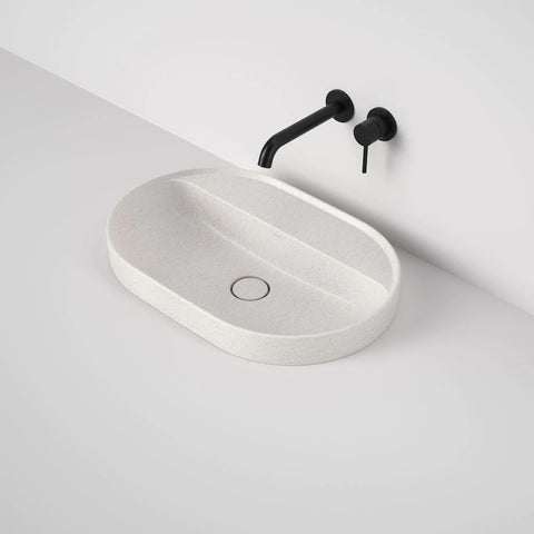 Caroma Liano II 600mm Pill Inset Basin w/Tap Landing - Matte Speckled