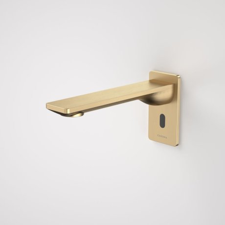 Caroma Urbane II Sensor 180mm Wall Spout - Brushed Brass