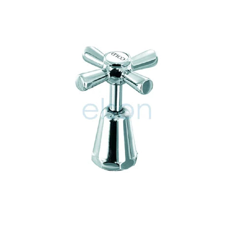 Elson Easy Clean Chrome Pillar-BIB Wall Top Assembly 'Cold' - Chrome