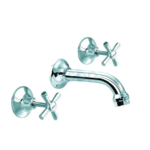 Elson Trent Wall Bath Set - Chrome