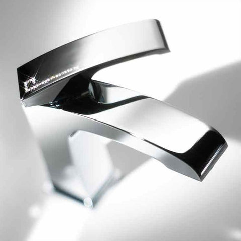 Newform X-Sense Crystal Basin Mixer - Chrome