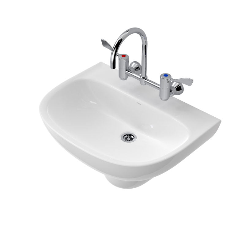 Caroma Care 600 Wall Basin with no taphole