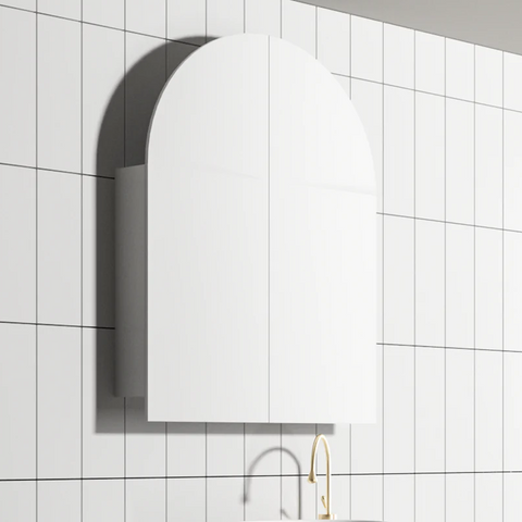 Cassa Design Archied 750mm Matte White Shaving Cabinet