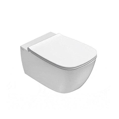 Globo Genesis SENZABRIDA® Wall Hung Pan & Soft Close Seat