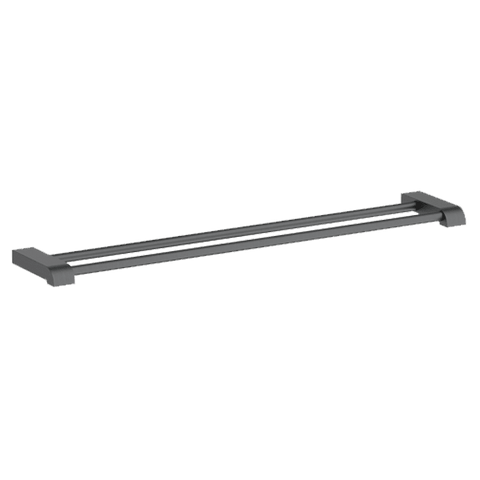 Gareth Ashton Park Avenue Adjustable Double Towel Rail 760mm – Gun Metal