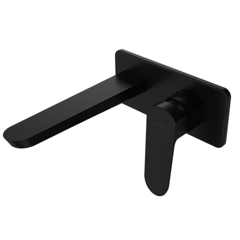 Parisi Loom Wall Mixer 180mm - Matte Black