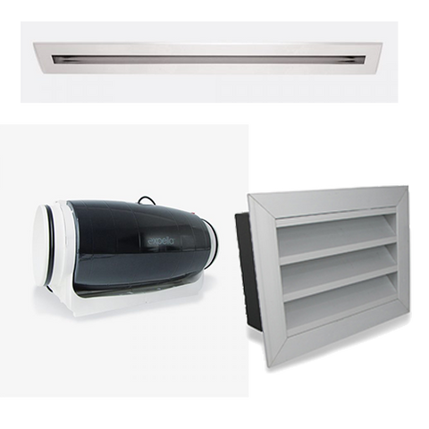 Expella 780mm Linear Slot Diffuser Silent Exhaust Kit