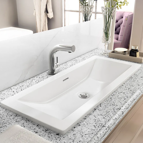 Victoria + Albert Rossendale 91 Inset Basin - Gloss White
