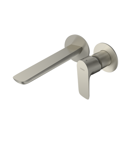 Parisi Slim II Wall Mixer 190mm - Brushed Nickel