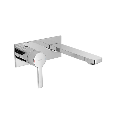 Hansa Ronda Wall Mounted Basin-Bath Mixer - Chrome