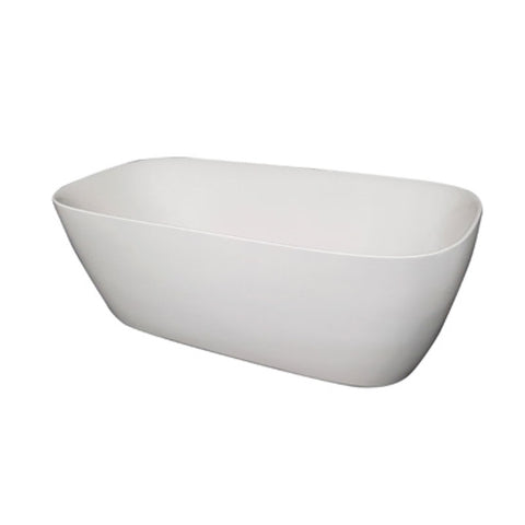 Parisi Quasar 1500mm Acrylic Freestanding Bath - Gloss White