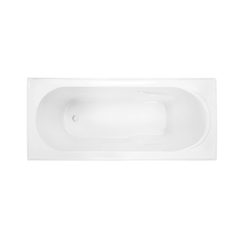 Decina Adatto 1510mm Acrylic Built In Bath - Gloss White