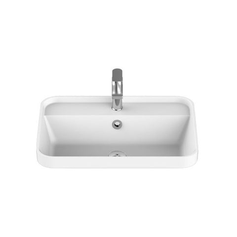 ADP Miya 550 Semi-Inset Basin - Matte White