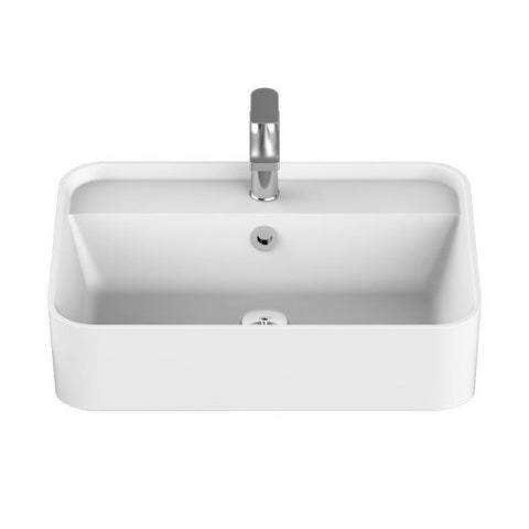ADP Miya 550 Semi-Recessed Basin - Matte White