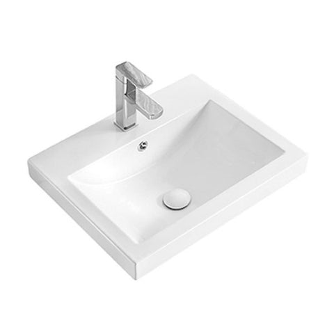 ADP Scoop Semi-Inset Basin - Gloss White