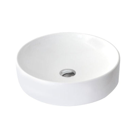 Argent Grace 450 Round Vessel Basin - Gloss White - Cass Brothers