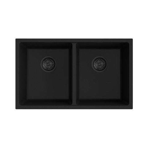Argent Grace 760 Double Bowl Sink Matte Black