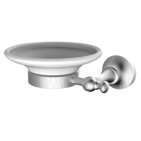 Armando Vicario Provincial Soap Dish – Brushed Nickel