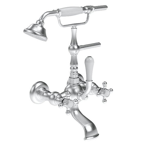 Armando Vicario Provincial Wall Mounted Bath Filler – Brushed Nickel