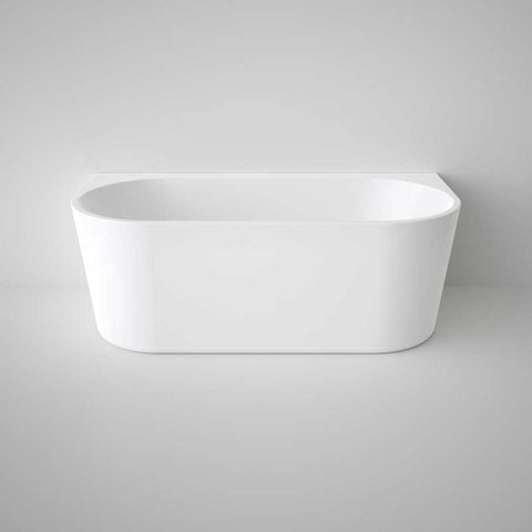 Caroma Urbane II 1600mm Back to Wall Bath No Overflow - Gloss White
