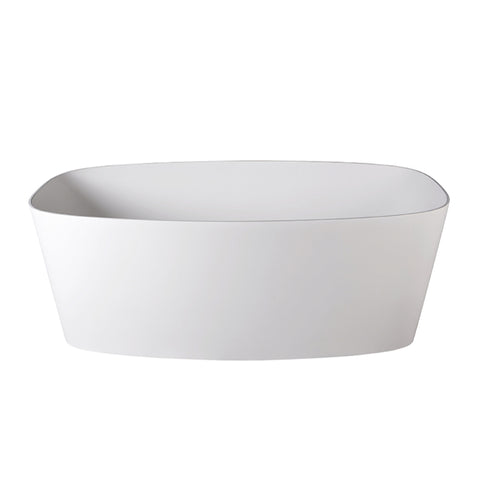 DADOquartz Ava 1500mm Freestanding Bath No Overflow - Satin White