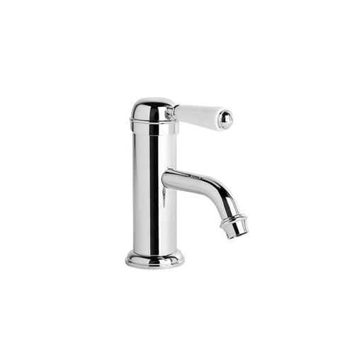 Brodware Neu England Basin Mixer White Porcelain Lever 1.8002.00.4.G1 - Chrome