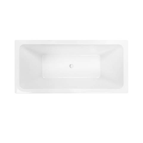 Decina Carina 1525mm Acrylic Island Bath - Gloss White