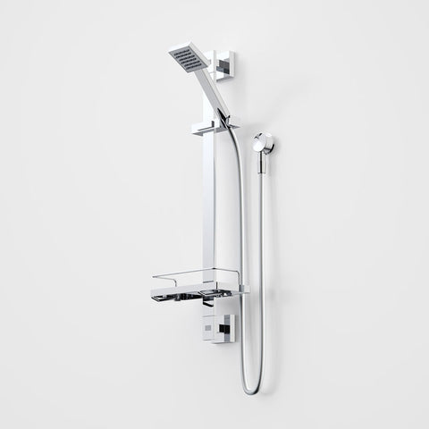 Caroma Quatro Rail Shower - Chrome