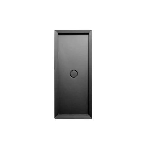 Parisi Cut 900x380 Bench Basin - Matte Black