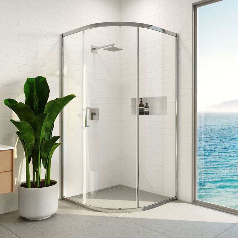 Decina Floriano Curved Shower Screen Lifestyle