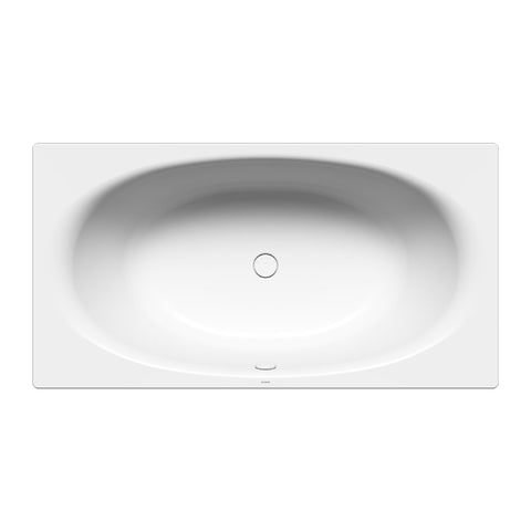Kaldewei Ellipso Duo 1900mm Steel Enamel Built In Bath With Overflow - Gloss White