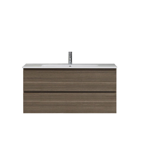 Parisi Evo 1000 Wall Mounted Cabinet with Ceramic Top - Tabacco
