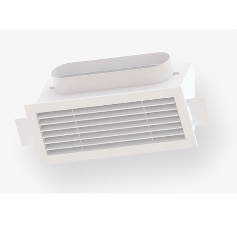 Expella Compact Linear Bar Grille and Adaptor Box