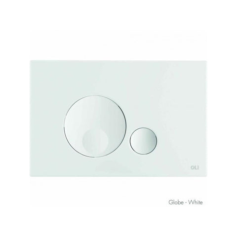 Studio Bagno Oli Globe Flush Plate - White