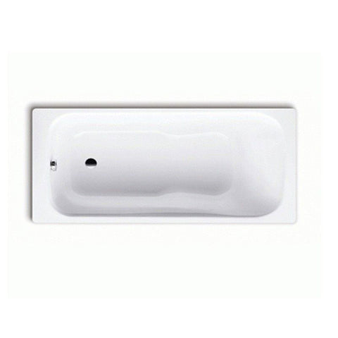 Kaldewei Dyna Set 1500mm Steel Enamel Built In Bath with Overflow - Gloss White