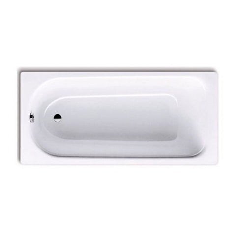 Kaldewei Saniform Plus 1400mm Steel Enamel Built In Bath With Overflow - Gloss White