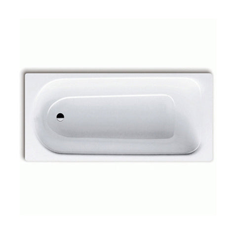 Kaldewei Saniform Plus 1700 Steel Enamel Built In Bath No Overflow - Gloss White
