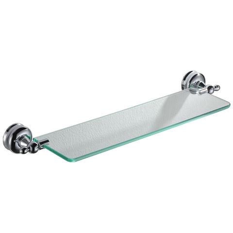 PLD Kingston Glass Shelf - Chrome