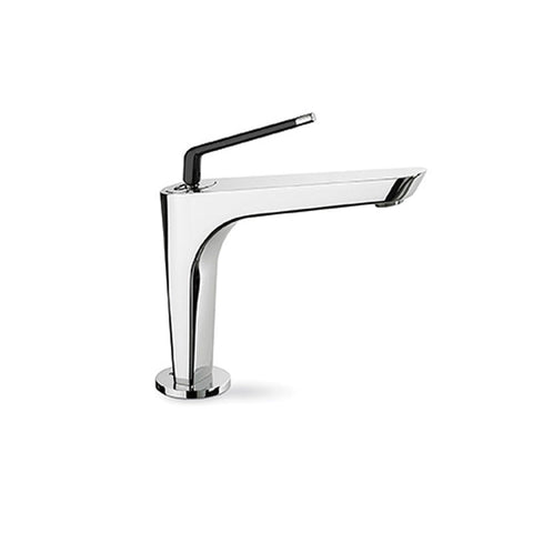Parisi O'Rama Basin Mixer - Chrome with Matt Black Handle