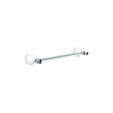 Brodware Paris Single Towel Rail 600mm - Chrome
