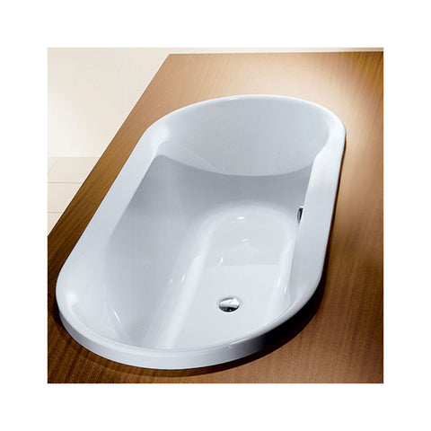 Parisi Spectra 1700mm Acrylic Island Bath - Gloss White